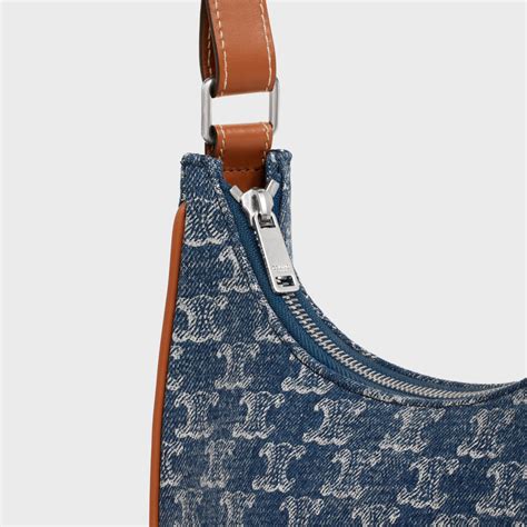 celine ava size|Women's Ava bag in denim with Triomphe all.